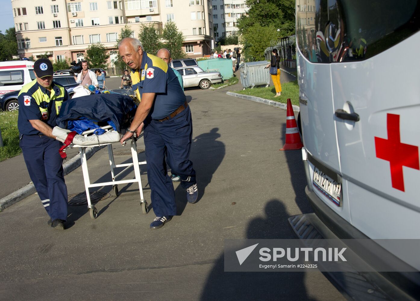 Persons injured in road accident delivered to hospital