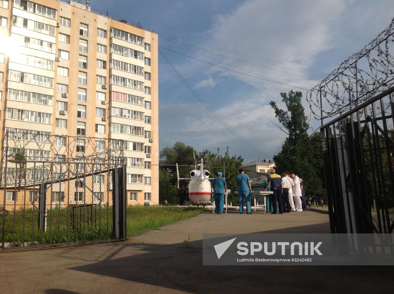 Persons injured in road accident delivered to hospital