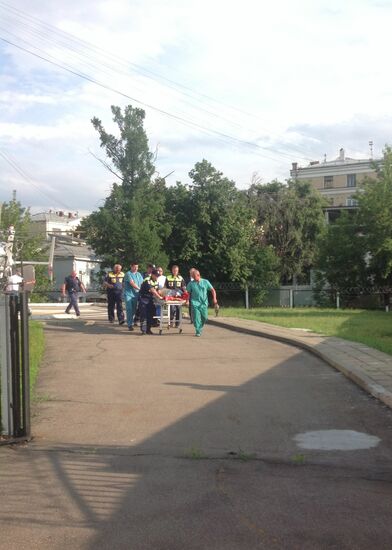Persons injured in road accident delivered to hospital