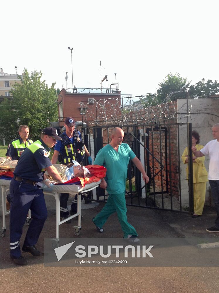 Persons injured in road accident delivered to hospital