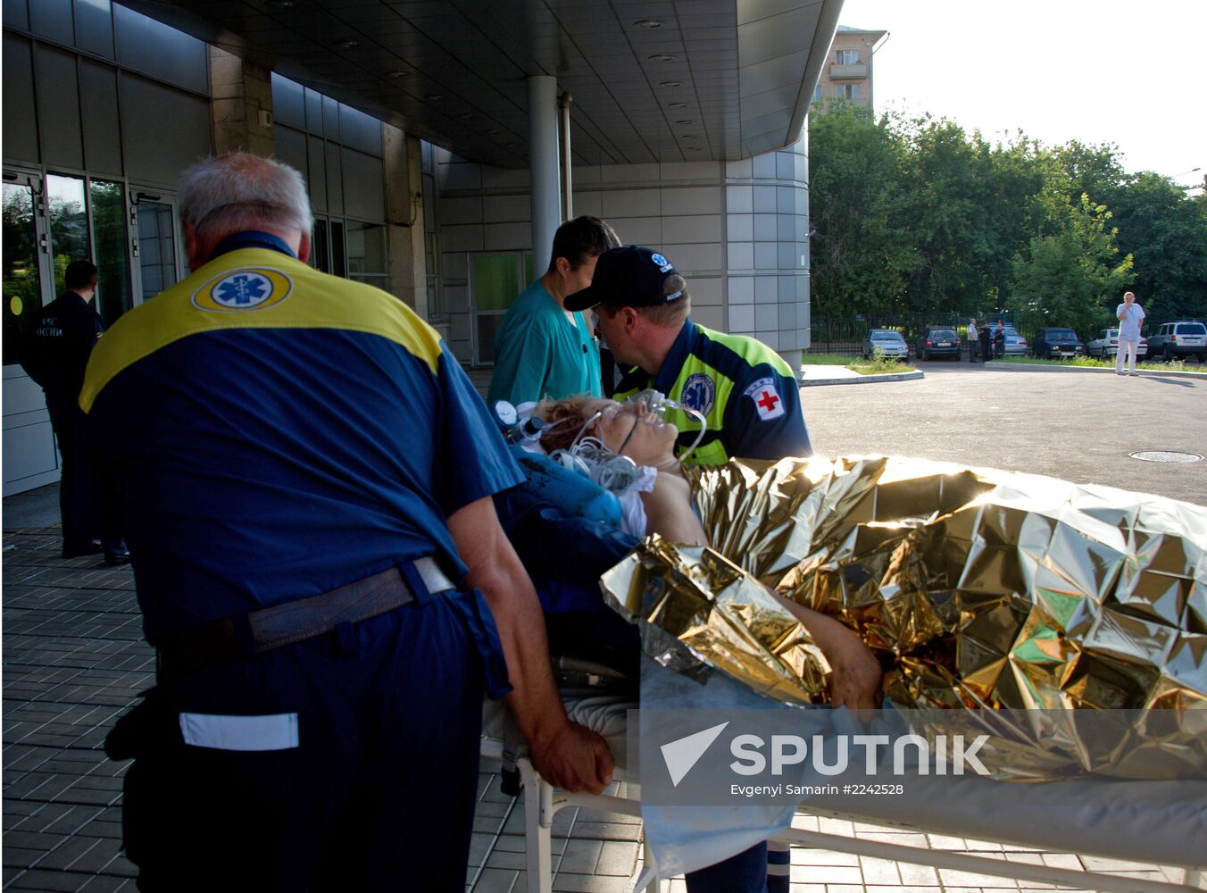 Persons injured in road accident delivered to hospital