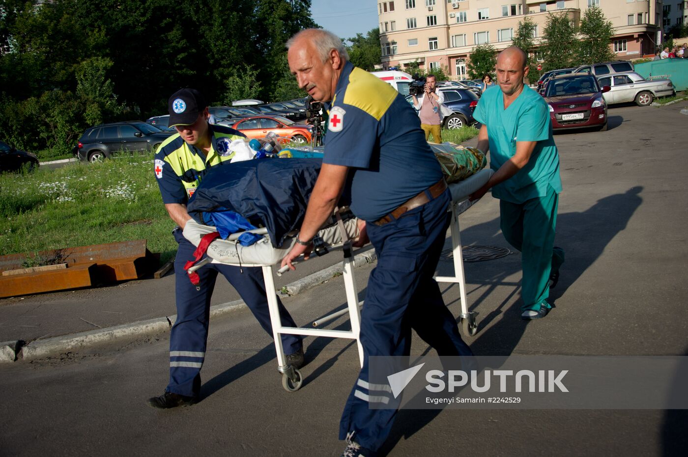 Persons injured in road accident delivered to hospital