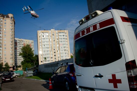 Persons injured in road accident delivered to hospital