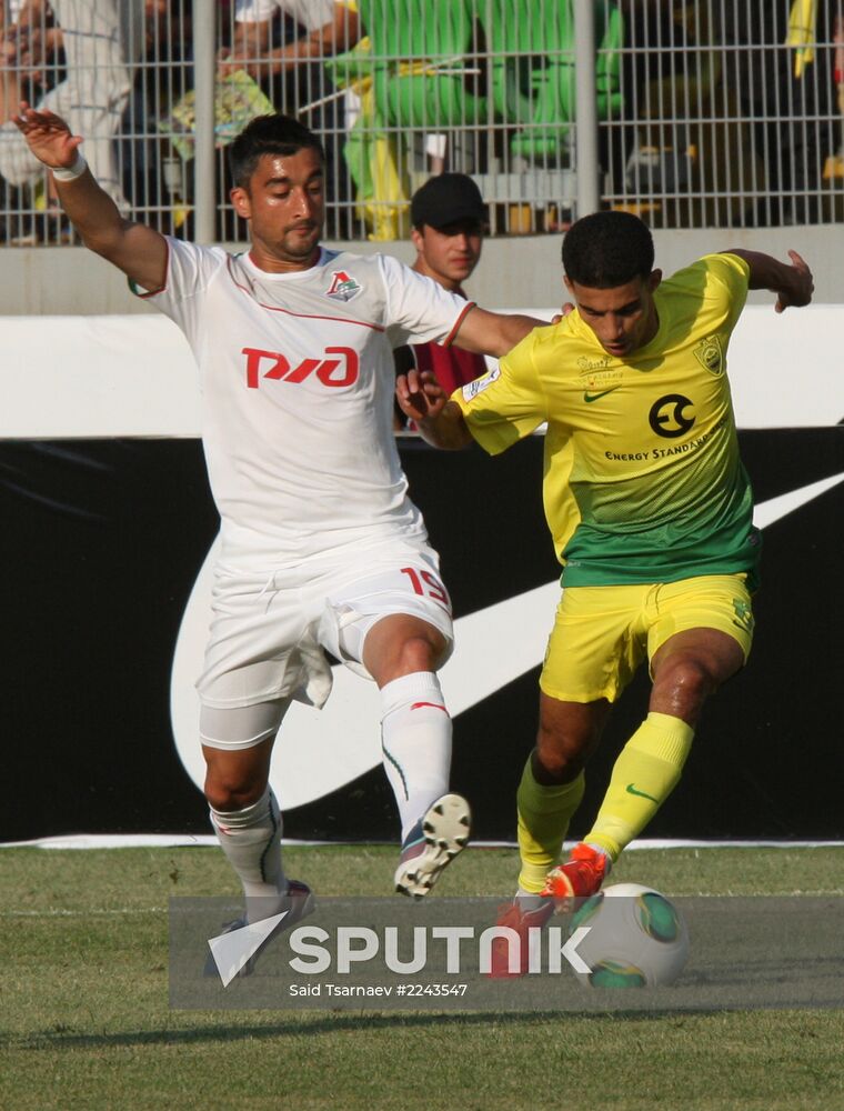 Football. Russian Premier League. Anji vs. Lokomotiv