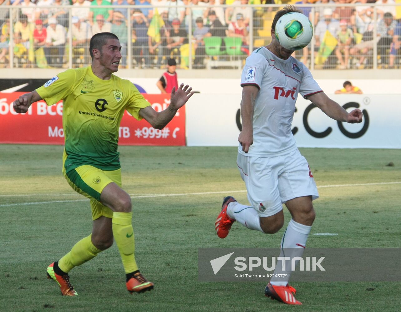 Football. Russian Premier League. Anji vs. Lokomotiv