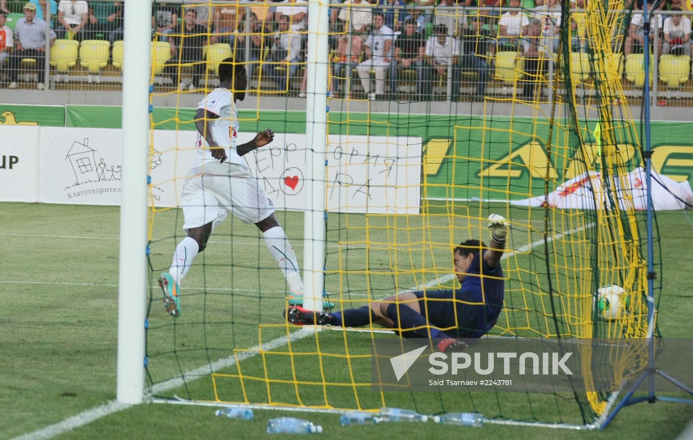 Football. Russian Premier League. Anji vs. Lokomotiv