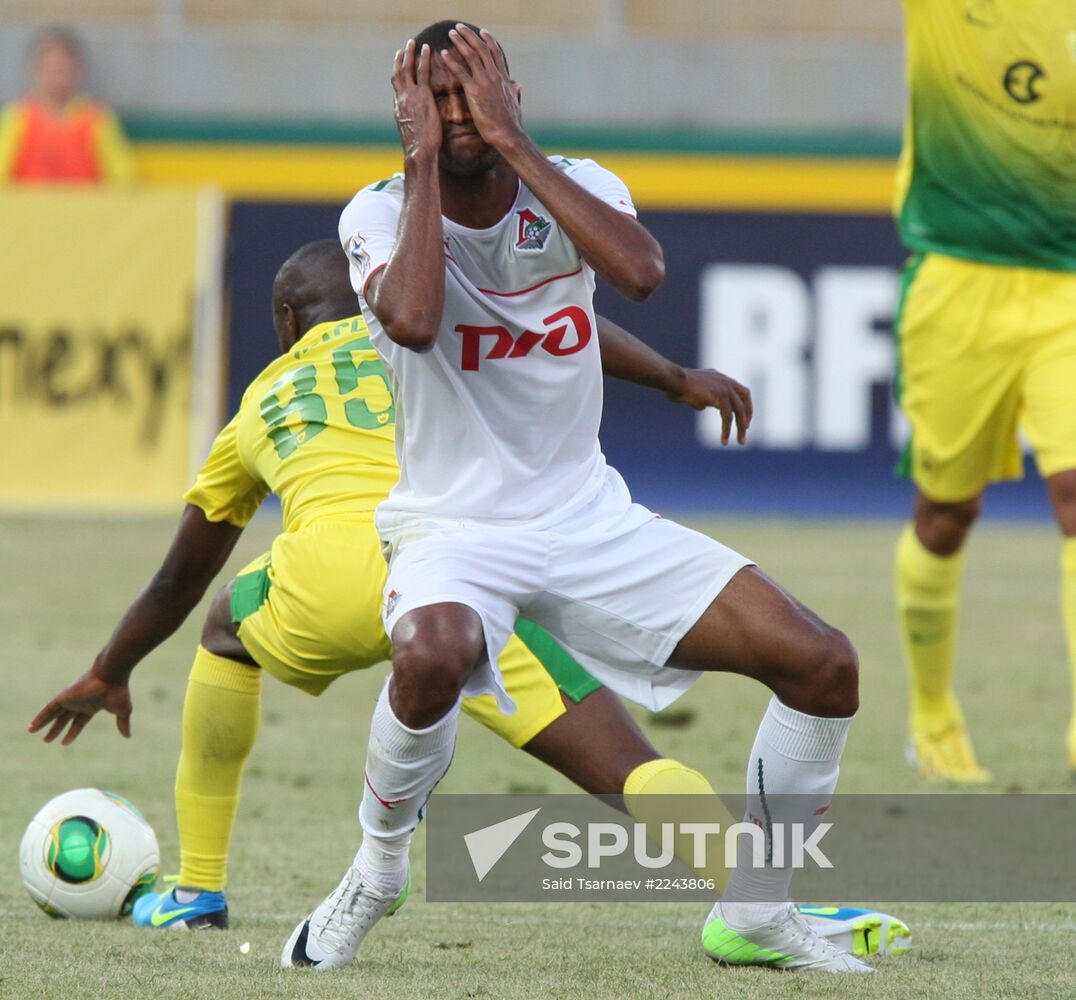 Football. Russian Premier League. Anji vs. Lokomotiv