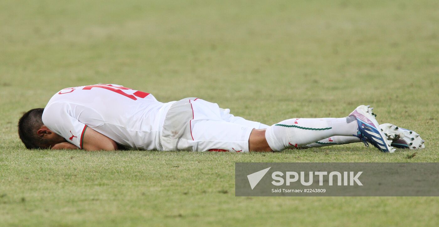 Football. Russian Premier League. Anji vs. Lokomotiv