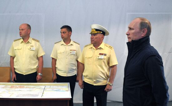 Vladimir Putin visits Hogland Island in Gulf of Finland