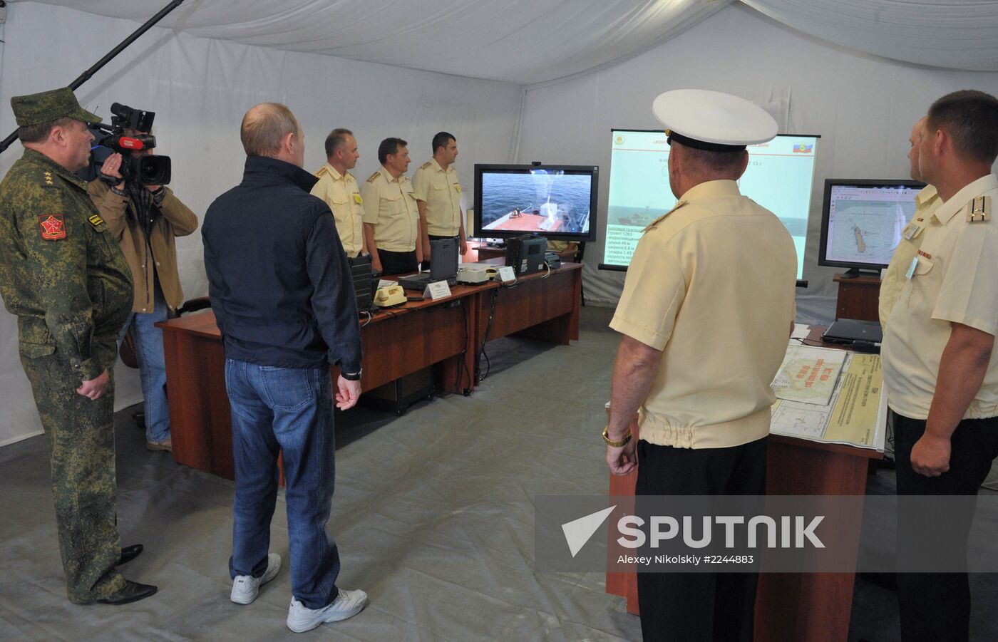 Vladimir Putin visits Hogland Island in Gulf of Finland