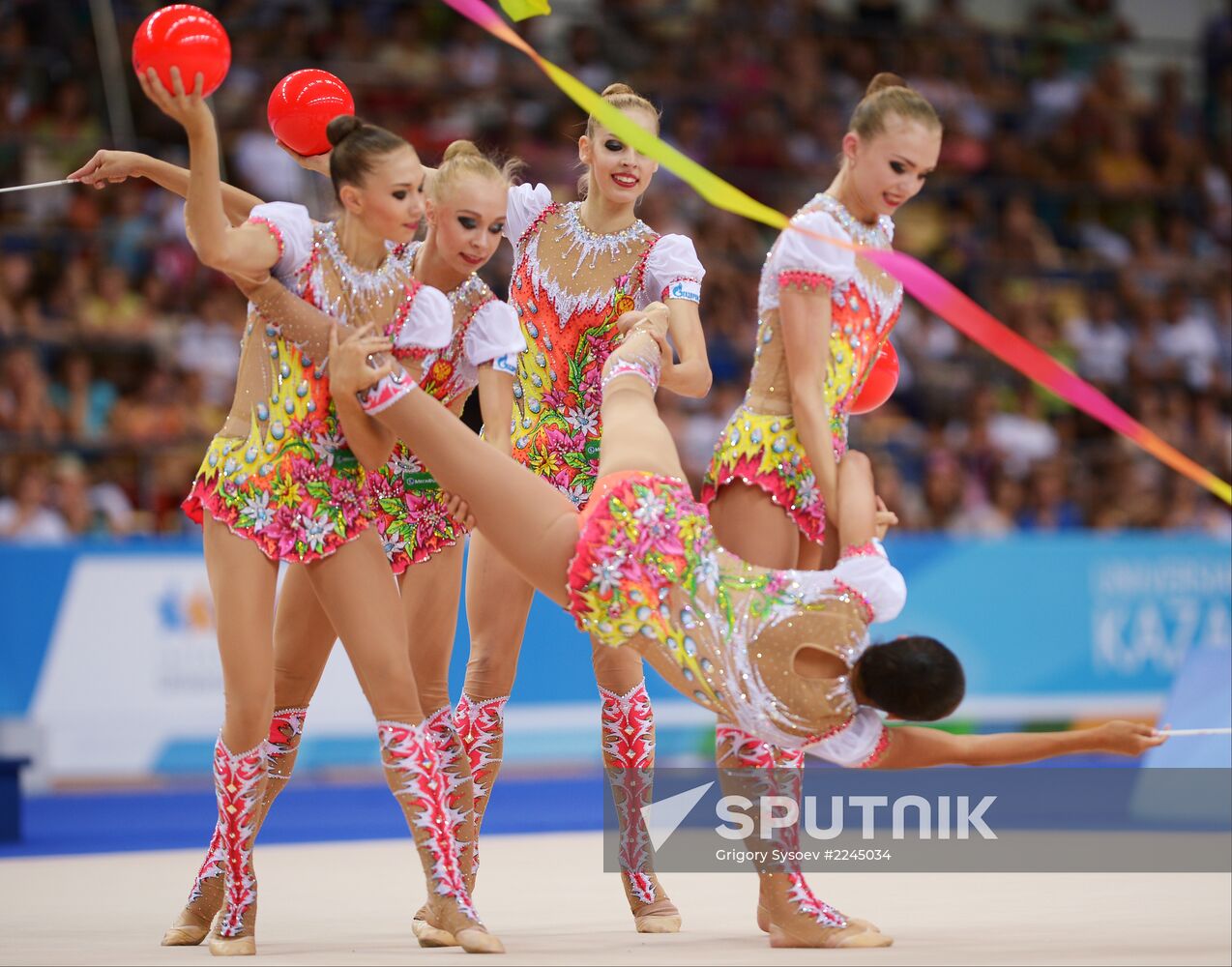 2013 Universiade. Day Ten. Rhythmic gymnastics