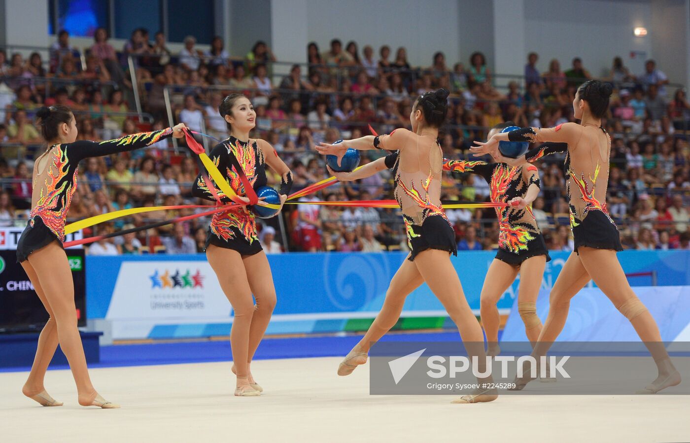 2013 Universiade. Day Ten. Rhythmic gymnastics