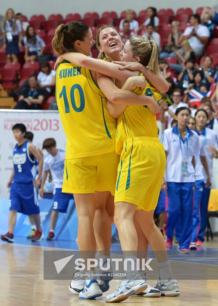 2013 Universiade. Day Ten. Basketball Women. Finals