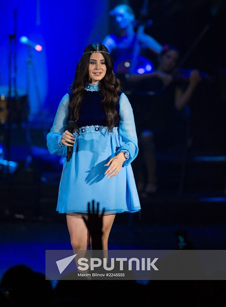 Lana Del Rey concert in Moscow
