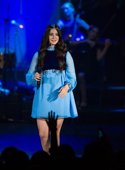 Lana Del Rey concert in Moscow