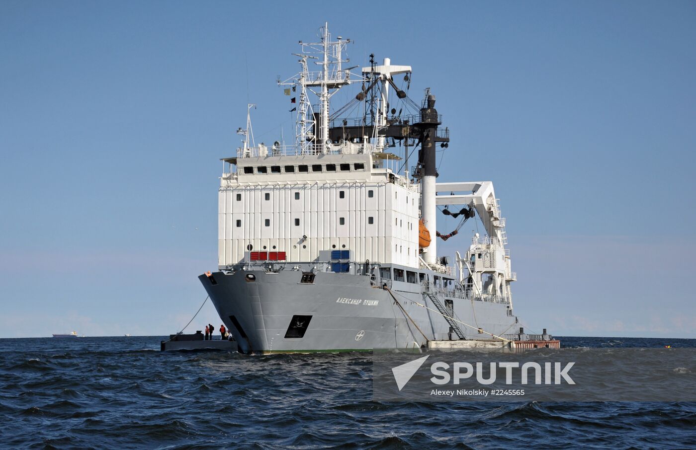 Vladimir Putin visits Hogland Island in Gulf of Finland