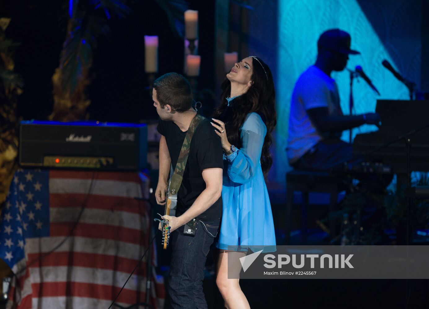 Lana Del Rey concert in Moscow