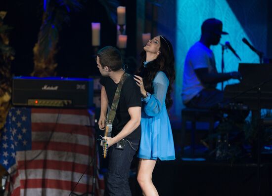 Lana Del Rey concert in Moscow