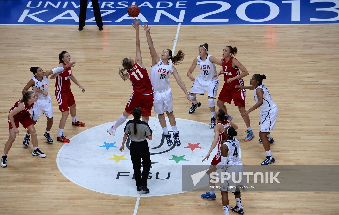 2013 Universiade. Day Ten. Basketball Women. Finals