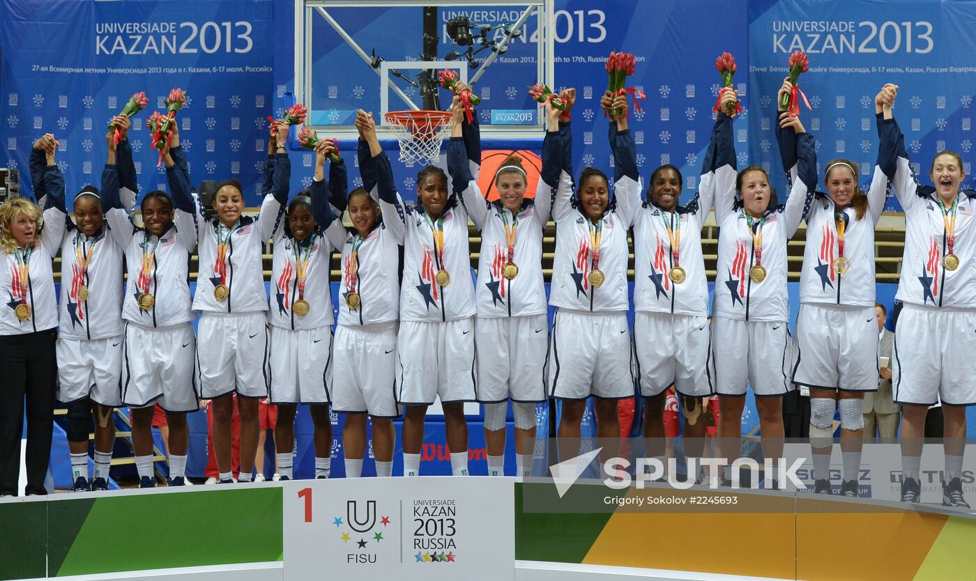 2013 Universiade. Day Ten. Basketball Women. Finals