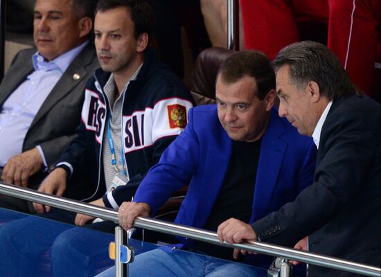 Dmitry Medvedev attends 2013 Universiade in Kazan