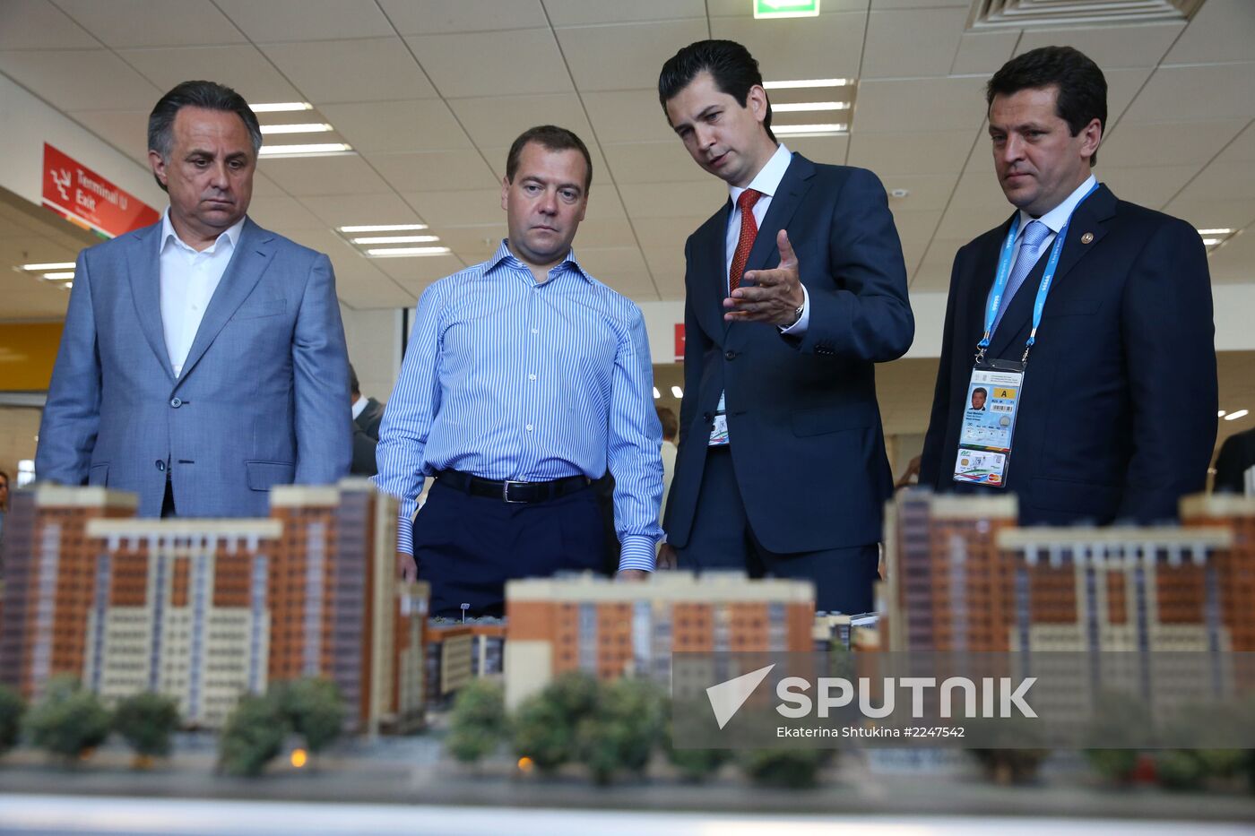 Dmitry Medvedev attends 2013 Universiade in Kazan