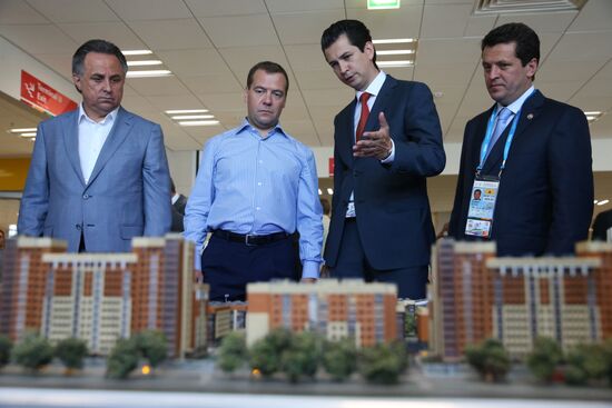 Dmitry Medvedev attends 2013 Universiade in Kazan