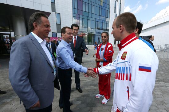 Dmitry Medvedev attends 2013 Universiade in Kazan