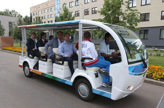 Dmitry Medvedev attends 2013 Universiade in Kazan