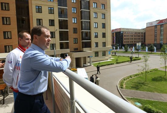 Dmitry Medvedev attends 2013 Universiade in Kazan