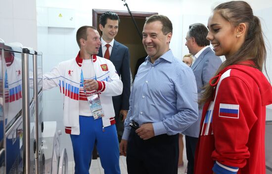 Dmitry Medvedev attends 2013 Universiade in Kazan