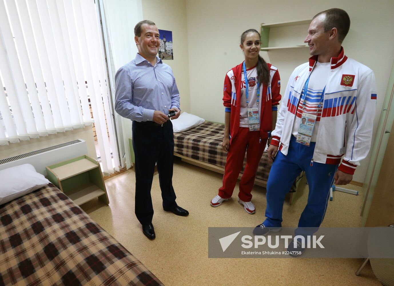 Dmitry Medvedev attends 2013 Universiade in Kazan