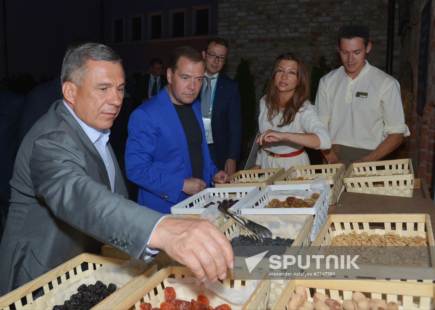 Dmitry Medvedev attends 2013 Universiade in Kazan