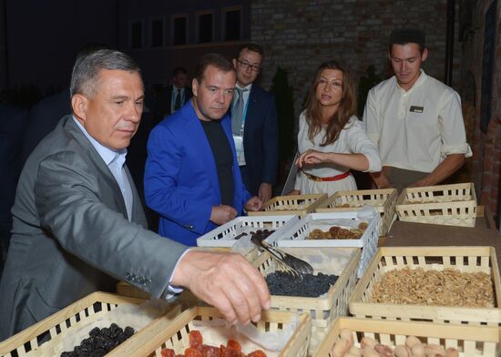 Dmitry Medvedev attends 2013 Universiade in Kazan