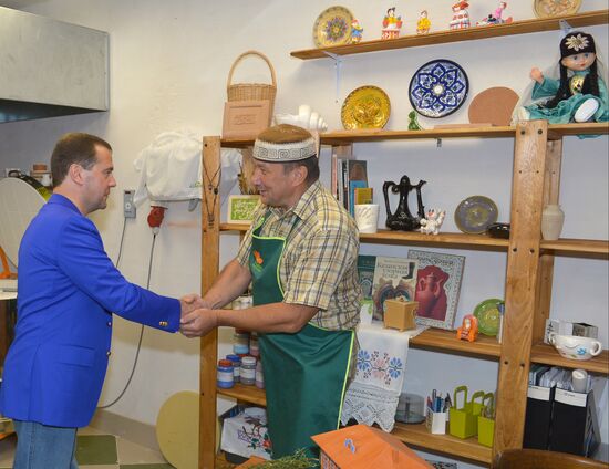Dmitry Medvedev attends 2013 Universiade in Kazan