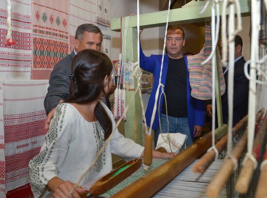 Dmitry Medvedev attends 2013 Universiade in Kazan