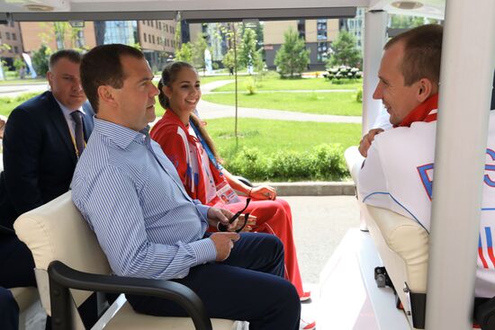 Dmitry Medvedev attends 2013 Universiade in Kazan