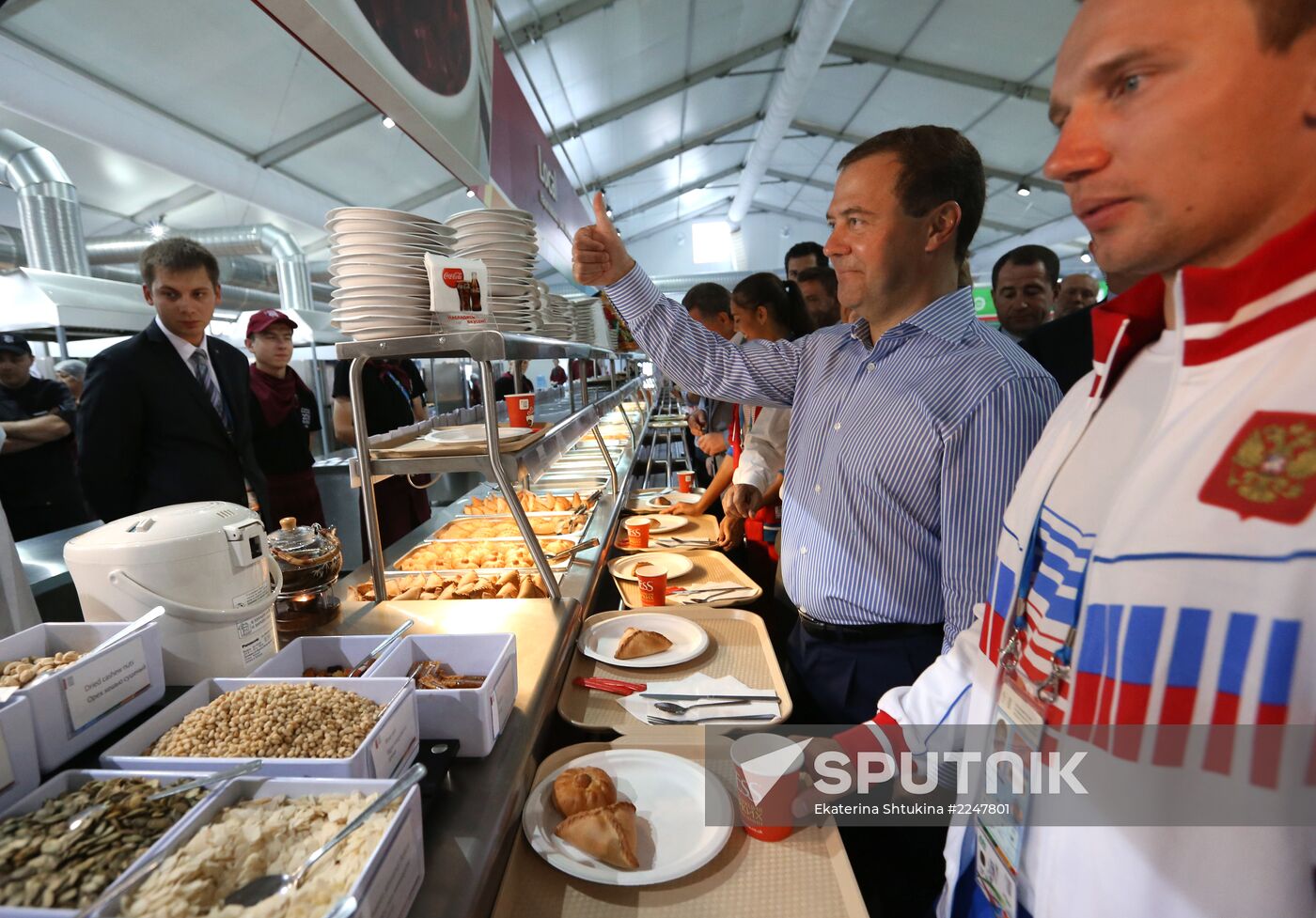 Dmitry Medvedev attends 2013 Universiade in Kazan