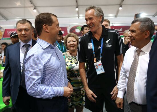Dmitry Medvedev attends 2013 Universiade in Kazan