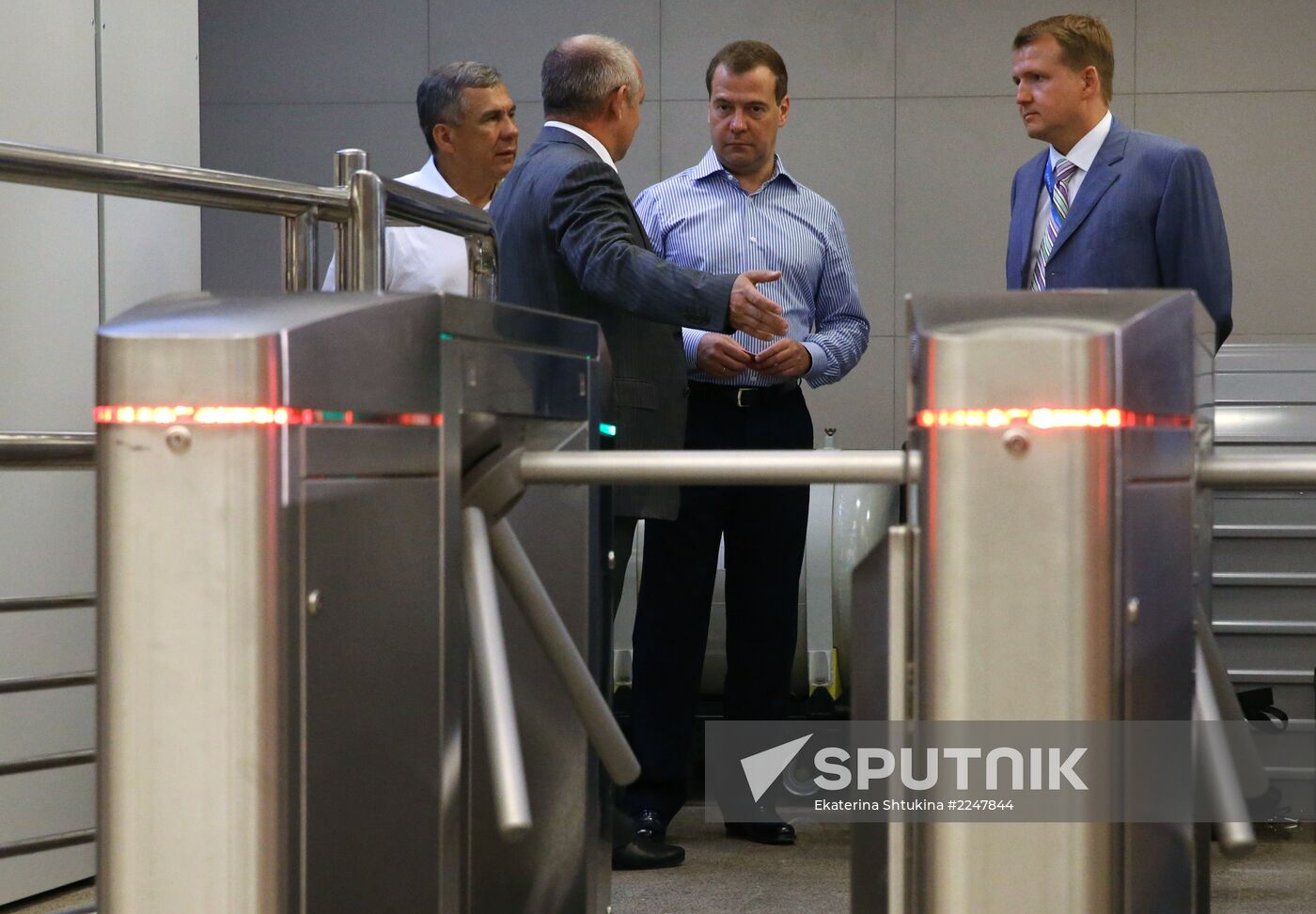 Dmitry Medvedev attends 2013 Universiade in Kazan