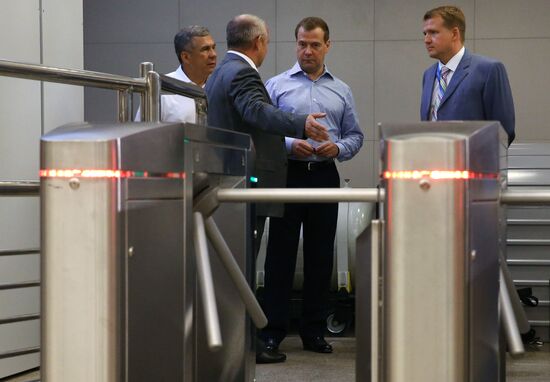 Dmitry Medvedev attends 2013 Universiade in Kazan