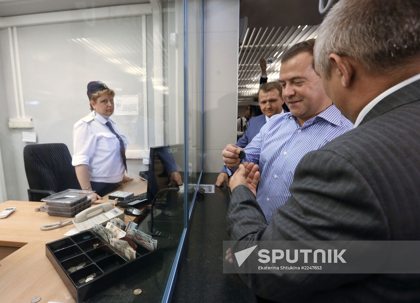Dmitry Medvedev attends 2013 Universiade in Kazan