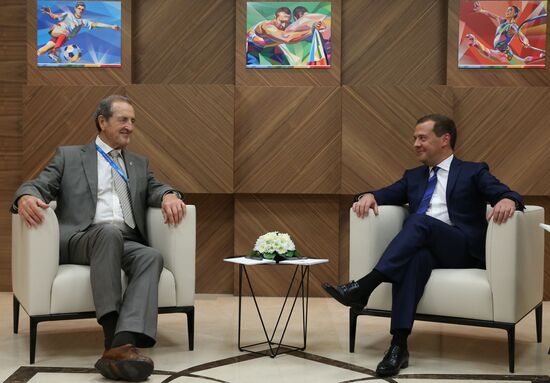 Dmitry Medvedev attends 2013 Universiade in Kazan