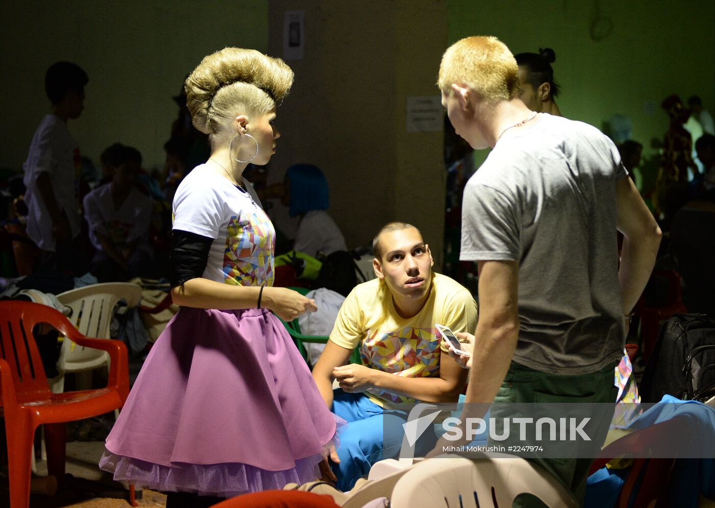 Performers prepare for closing ceremony of 2013 Universiade