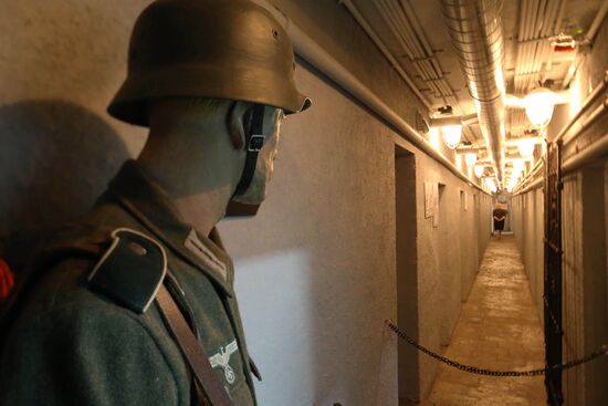 Exposition of Bunker Museum in Kaliningrad