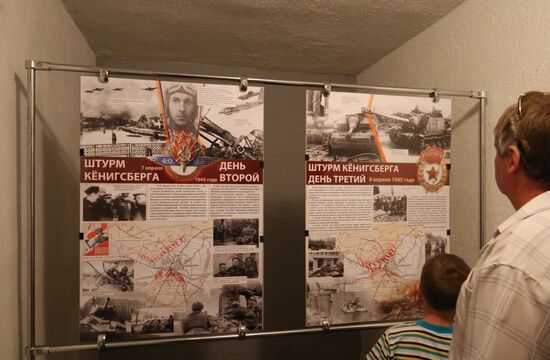 Exposition of Bunker Museum in Kaliningrad