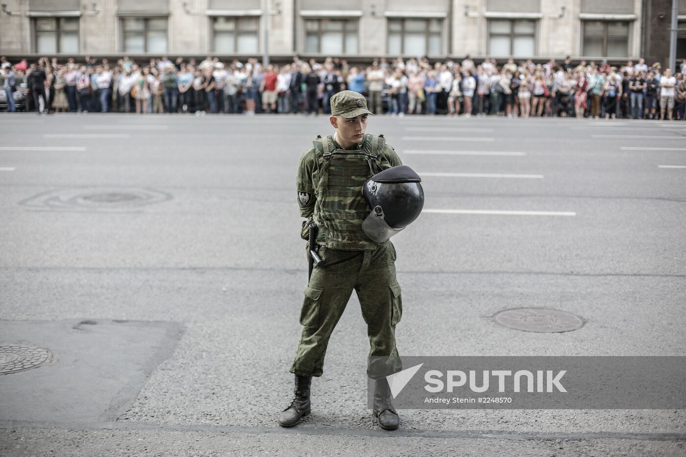 Rally by Aleksei Navalny's supporters in Manezh Square