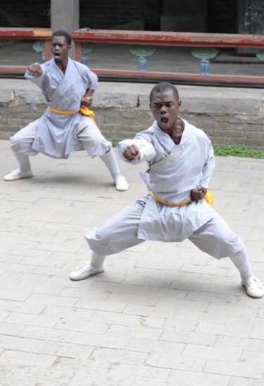 Shaolin Buddhist Monastery in China