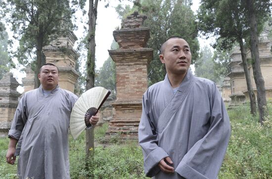 Shaolin Buddhist Monastery in China