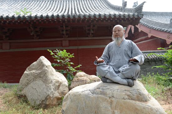 Shaolin Buddhist Monastery in China